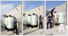生产用水处理：岳阳豆制品厂30吨自动软化水设备